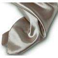 Champagne Beige Polyester Satin Scarf - 8"x45"